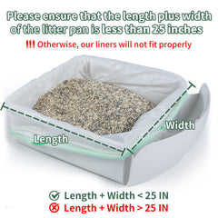 ANWA liner litière automatique, compatible série LR, ajuste parfaitement.