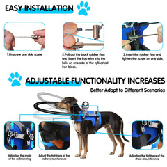 AO LI GEI Blind Dog Halo: laisse de 5 ft pour promenades contrôlées