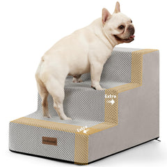 Aodisman escalier trois etapes pour chien et chat, facilite l acces au canapé.