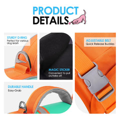 Gilet AOFITEE – sangles réglables et boucles rapides pour un ajustement sûr.