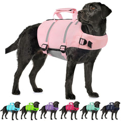 Gilet sauvetage AOFITEE avec fermeture éclair pour un enfilage rapide du chien.