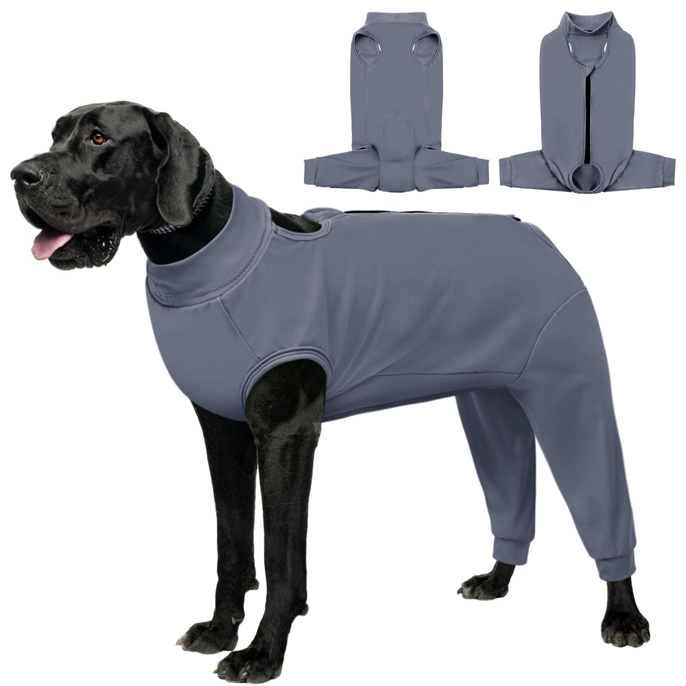 AOFITEE manche de récupération pour chien — vue générale, protection post-chirurgie et mobilité.