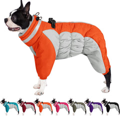 Manteau AOFITEE pour chien, doublure polaire chaude et douce.