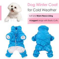 Manteau AOFITEE pour chien hiver, vue sur le col et protection du cou.