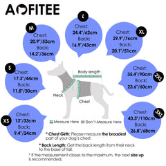 Fermeture dorsale du manteau AOFITEE, facile à enfiler sans gêner le chien.