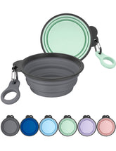 AONKEY – gamelle chien pliable avec porte-bouteille, pratique pour balades.