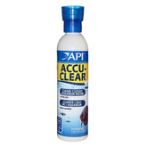 API ACCU-CLEAR : bouteille montrant le clarifiant pour eau d'aquarium plus claire.