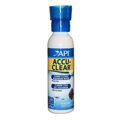 La bouteille API ACCU-CLEAR clarificateur pour eau douce clarifie l’eau trouble.