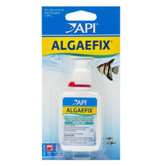 API ALGAEFIX – Bouteille 1,25 oz prête au traitement des algues dans l’aquarium.