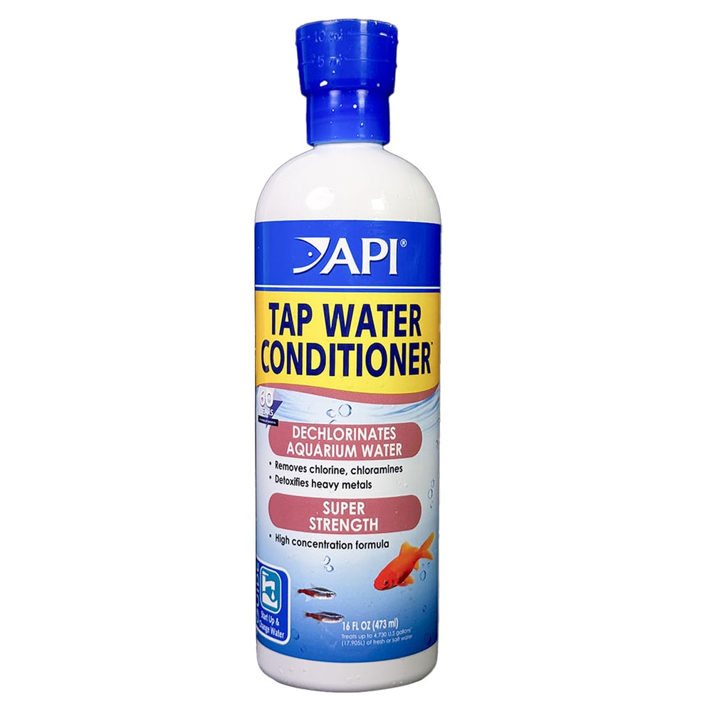 API Conditionneur d'eau – bouteille 473 ml prête à neutraliser le chlore et les chloramines.