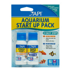API démarrage-pack: deux bouteilles pour démarrer l'aquarium en douceur.