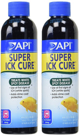 API Liquide Super Ick Cure, bouteille de 8 onces, traitement rapide des poissons d’aquarium.