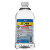 Bouteille API MELAFIX 64oz prête pour traiter infections bactériennes des poissons.
