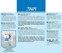 Carte couleur API: échelle visuelle pour interpréter rapidement le pH
