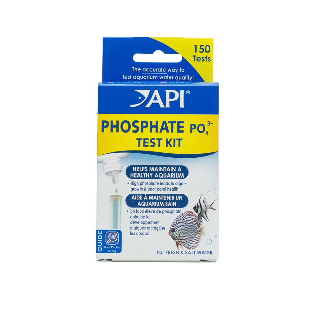 API Phosphate Kit ensemble: vérification simple des niveaux de phosphate dans l'aquarium