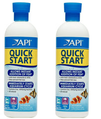 API Quick Start, bouteille 16 oz prête au démarrage rapide d un aquarium.