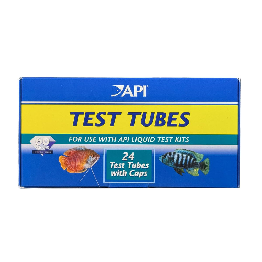 API tubes de test de remplacement avec capuchons, ensemble de 24 pièces