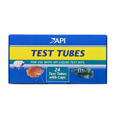 API tubes de test de remplacement avec capuchons, ensemble de 24 pièces