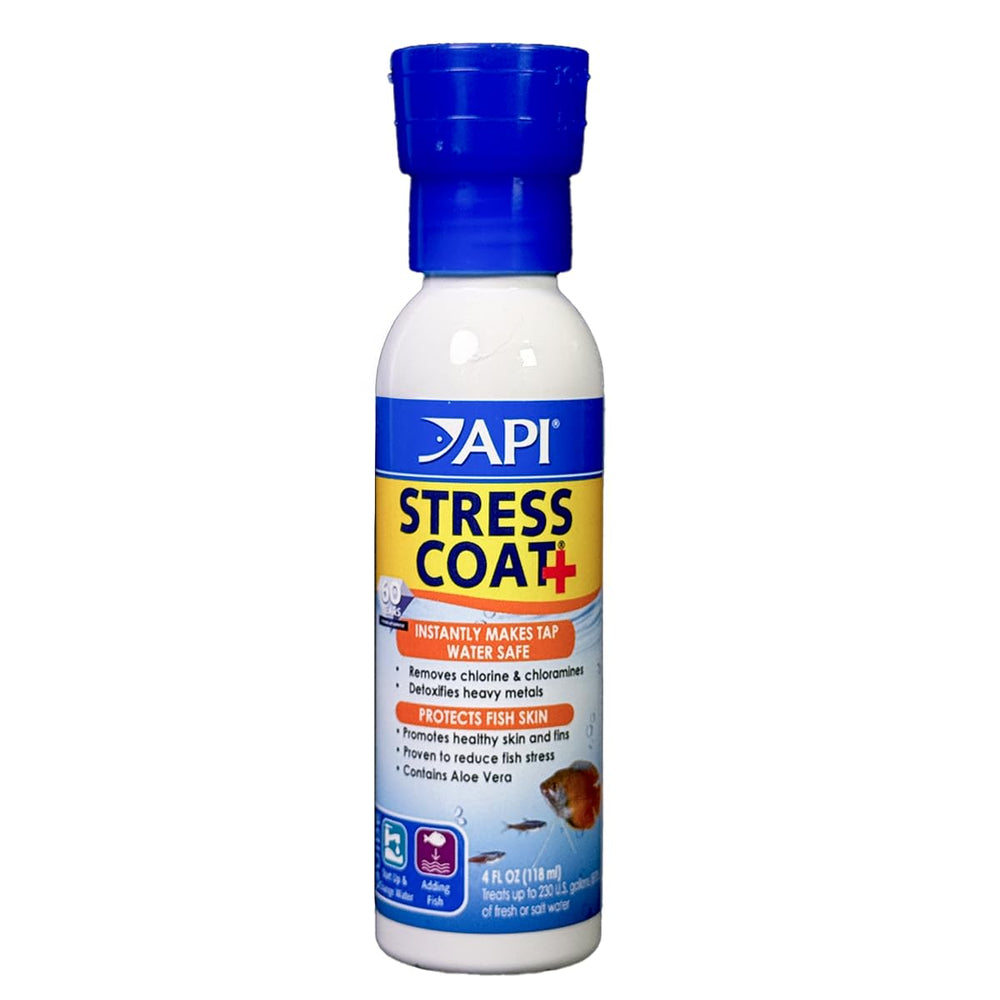 API Stress Coat – bouteille 4 oz, protection de l'eau de l'aquarium.