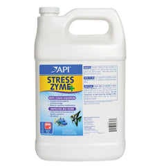 API Stress Zyme bouteille 378l prête à entretenir naturellement votre aquarium.