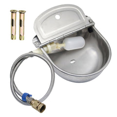 APlayfulBee abreuvoir automatique en acier inoxydable, durable et facile à nettoyer.