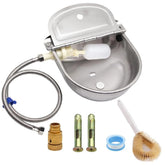 APlayfulBee bol d'eau automatique en inox, idéal pour l'élevage en ferme.