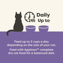 Applaws chat gobelets ouverts facilement pour repas rapide.