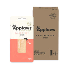 Applaws Filet Saumon Entier - sachet 01: récompense naturelle et pratique pour chaque repas.
