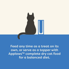 Texture cremeuse et bouillon Applaws Lickable pour stimuler l appétit.