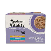 Applaws Vitality chat poulet bouillon : repas hydratant et équilibré.