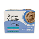 Applaws Vitality Pâté chat, texture crèmeuse pour repas équilibré et savoureux.