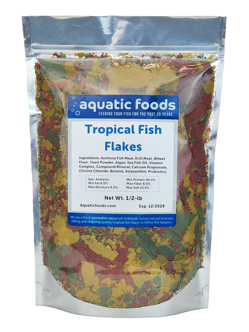 Aquatic Foods Inc. flocons pour tetras, nutrition équilibrée et digestion facile.