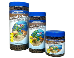 Aquatic Foods Inc. granulés axolotl 1/4 po – favorisent croissance juvénile.