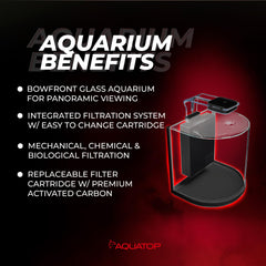 Aquatop Pisces filtration 53 GPH, circulation efficace pour eau claire.