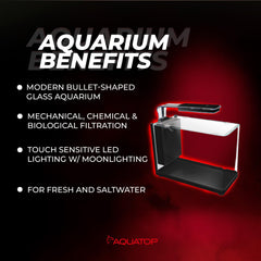 Aquatop Pisces lumière-del-tactile: éclairage ajustable pour sublimer les poissons.