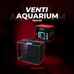 Aquatop Venti: kit lumineux LED mettant en valeur poissons et plantes.