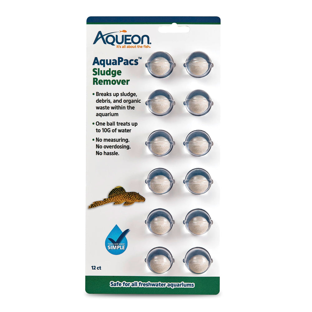 Aqueon AquaPacs Sludge Remover balle 10 g prête à l’emploi pour réduire les sédiments