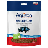 Granulés mini Aqueon Cichlid 1,5 mm pour croissance et couleurs vives.