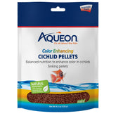 Les pellets mini Aqueon Cichlid: amélioration des couleurs des poissons.