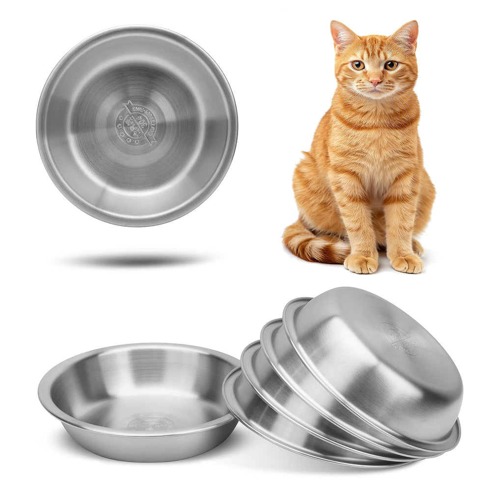 ARGCONNER ensemble de 6 bols en acier inoxydable pour repas propres et durables.