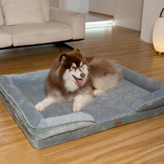 ARHAT lit chien orthopédique en mousse nid-dabeille haute densité pour soutien ciblé