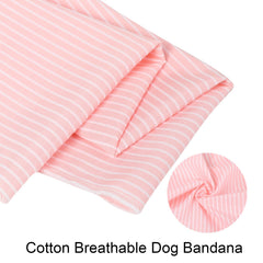 Aring Pet bandana triangle rose pâle pour chien, style chic et pratique.