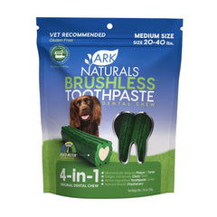 Ark Naturals Brushless Toothpaste – paquet 18 oz pour chien moyen, dents propres et haleine fraîche