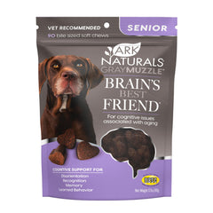 Ark Naturals Museau Gris - sachet avant, soutien cognitif potentiel pour chiens âgés