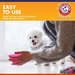 Arm & Hammer additif dentaire pour eau de chien, calcium et vitamines pour dents et gencives.