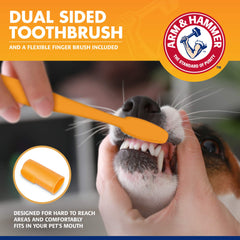 Brosse dentaire duale Arm & Hammer pour chiens.