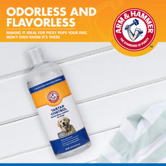 Arm & Hammer Rinçage dentaire – dose mesurée simple pour toutes tailles de chiens.