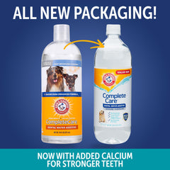 Arm & Hammer Complete Care: capuchon doseur pour ajouter la dose exacte dans l'eau.
