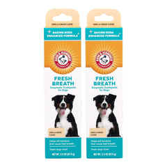 Arm & Hammer dentifrice chiens emballage visible, haleine fraîche possible