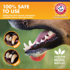 Dentifrice chiots Arm & Hammer sans fluorure et sans toxines.